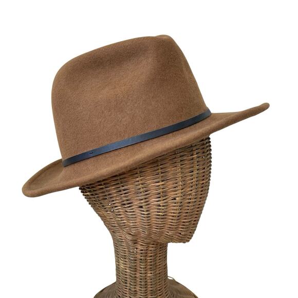 Yellow 108 Luke Felt Fedora 100% Wool, Size M - Picture 8 of 9